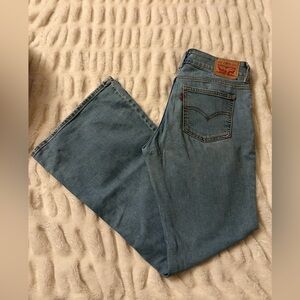 Levi's Low-Rise Flare Blue Jeans